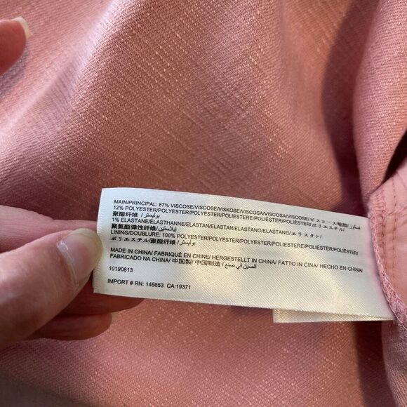 C/Meo Collective Womens Zip Clean Slate Long Sleeve Mini Dress Pink Medium NWT - Picture 10 of 10